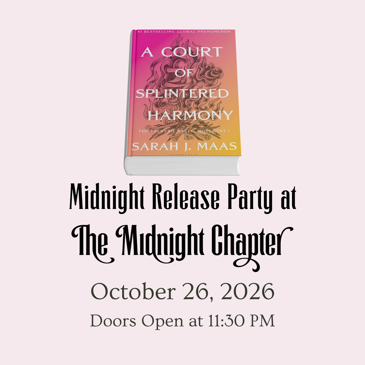 MIDNIGHT RELEASE - A Court of Splintered Harmony